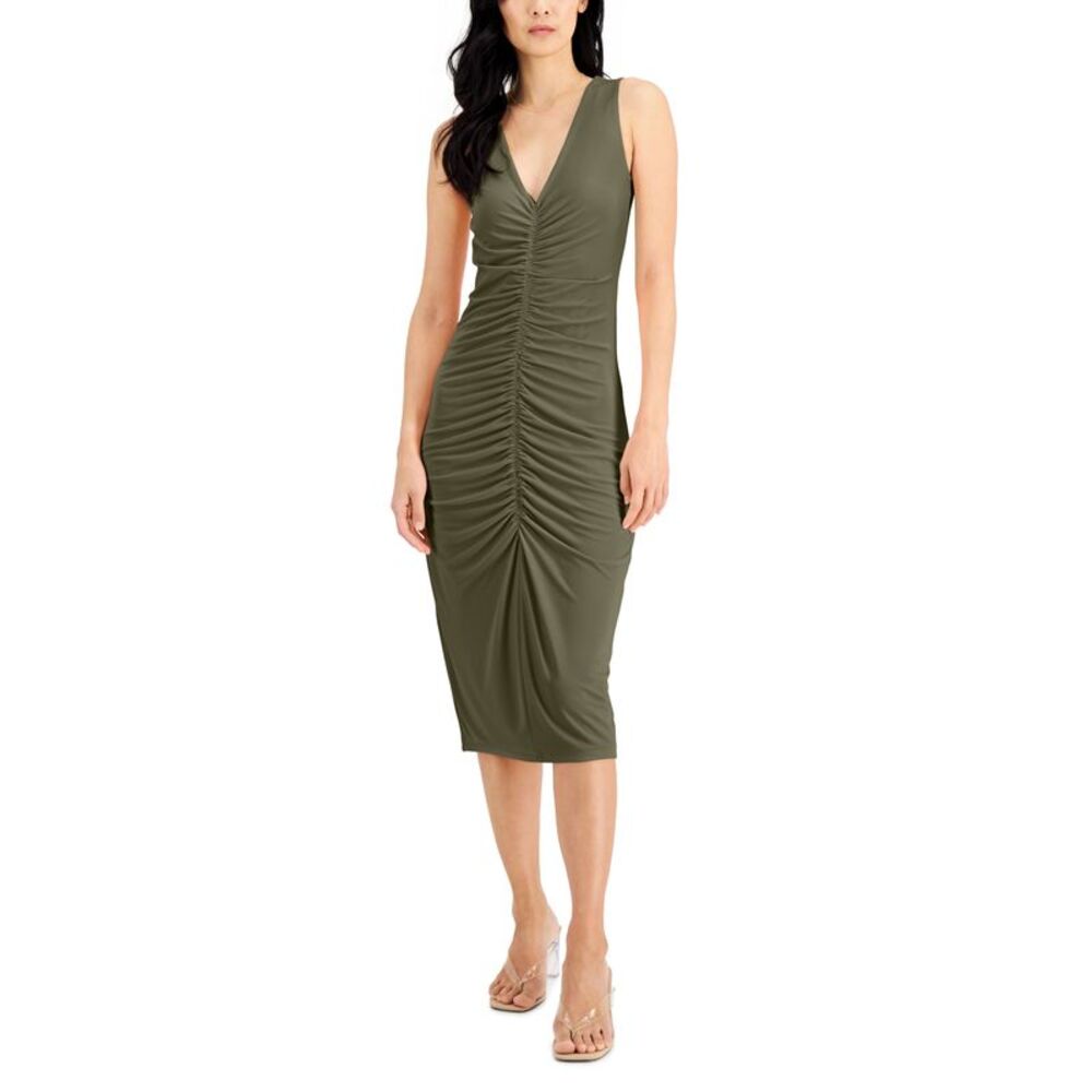 INC International Concepts Ruched Bodycon Dress
